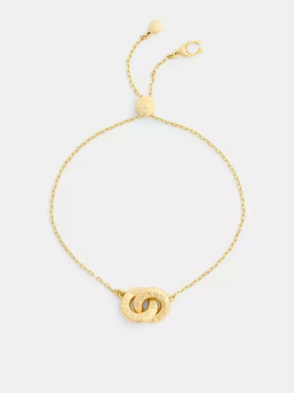 Coach Gold Knot Slider Bracelet - Women Jewelry - Picture 2 of 4